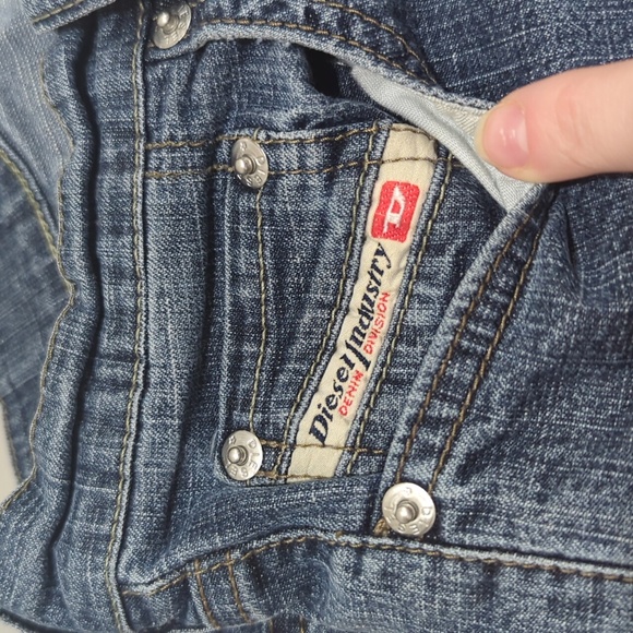 Diesel Industry Denim Division Vintage 2001 Bootcut Faded Jeans Women's Size 29 - Picture 2 of 8